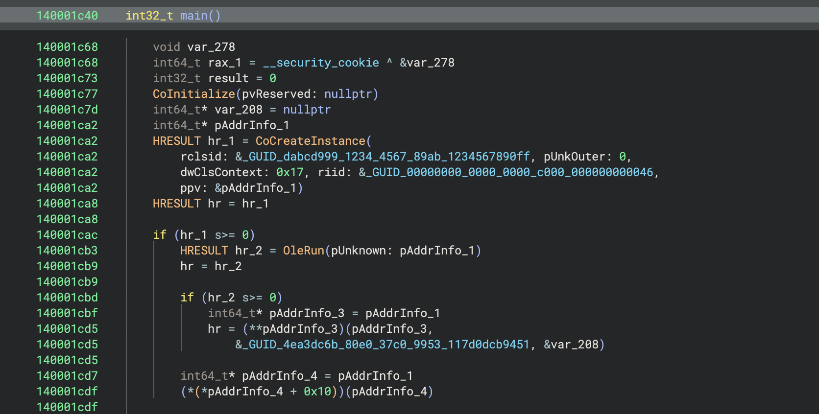 The Payload - Main Function